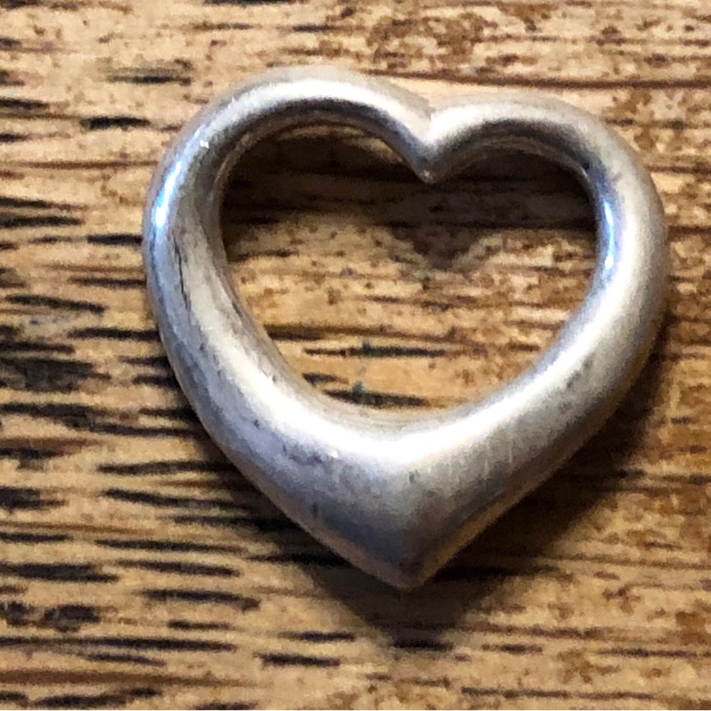 Silver Heart Charm Pendant